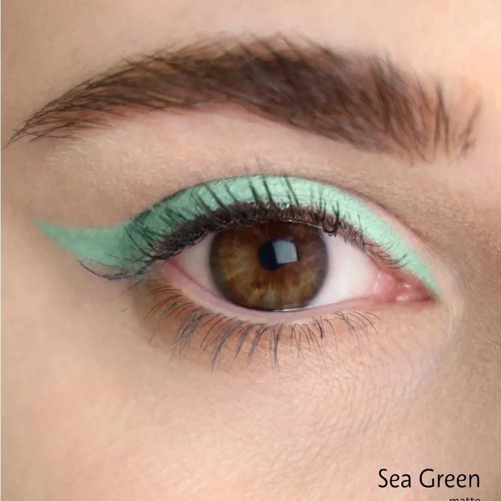Sephora Ultimate Gel Eyeliner Waterproof in no. 53 Sea Green matte